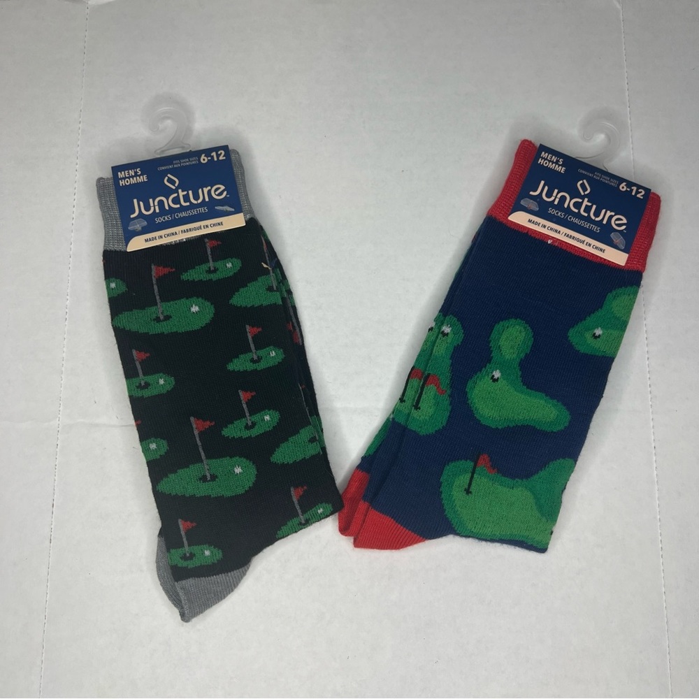 Two pairs of golf socks